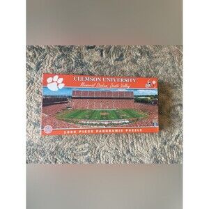 Clemson University 1000-Piece Panoramic Puzzle Orange Tigers
